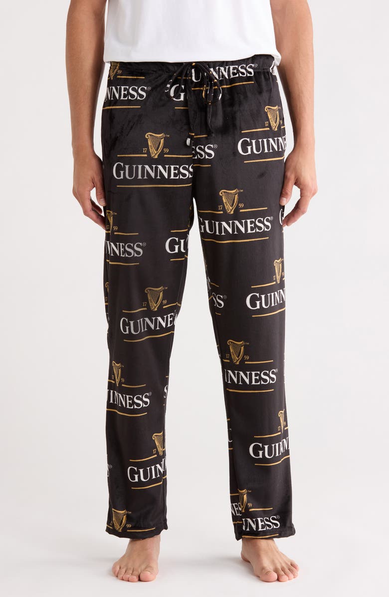Lord's Rocks Guinness Pajama Pants, Main, color, Black