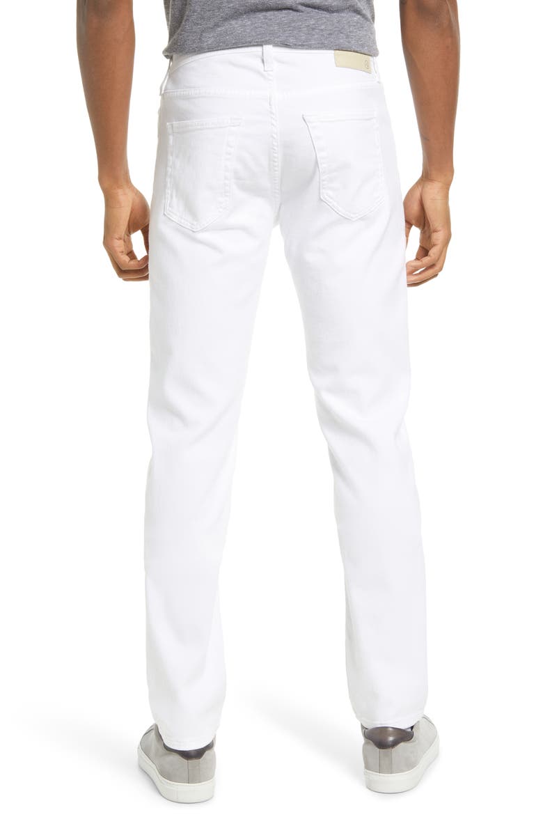 AG Tellis Slim Fit Jeans, Alternate, color, White