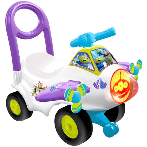 Animated Lights Activity Plane Buzz Lightyear Disney Ride-On Vehicle