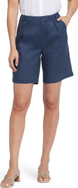 NYDJ Relaxed Linen Blend Shorts