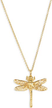 Kiara by Ki-ele Mallory Dragonfly Pendant Necklace