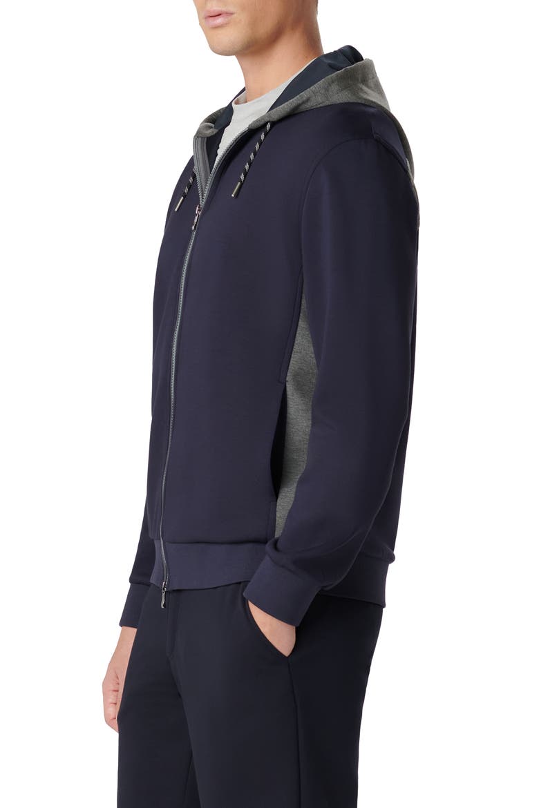 Full Zip Hoodie, Alternate, color, NAVY