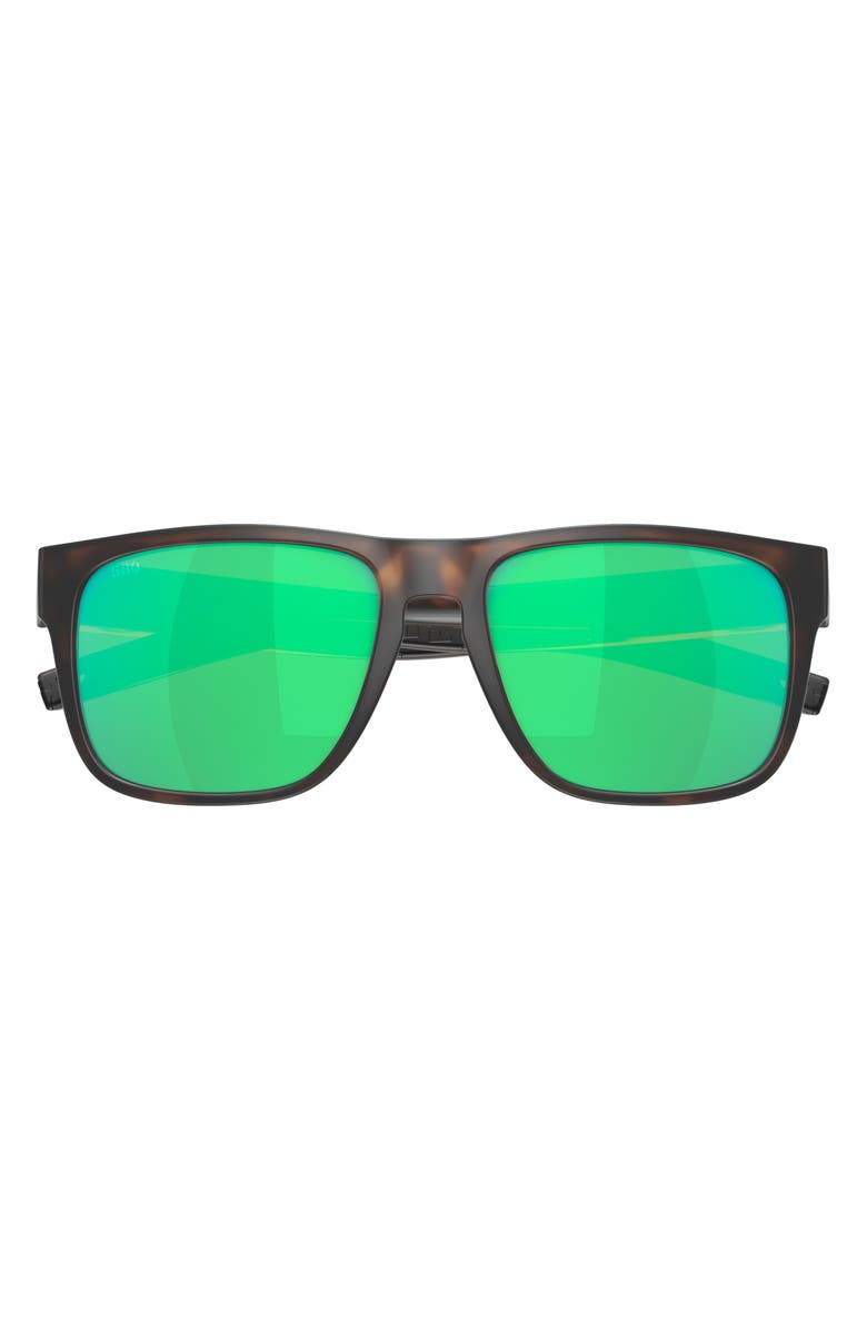 Costa Del Mar Spearo 56mm Polarized Square Sunglasses, Alternate, color, Green
