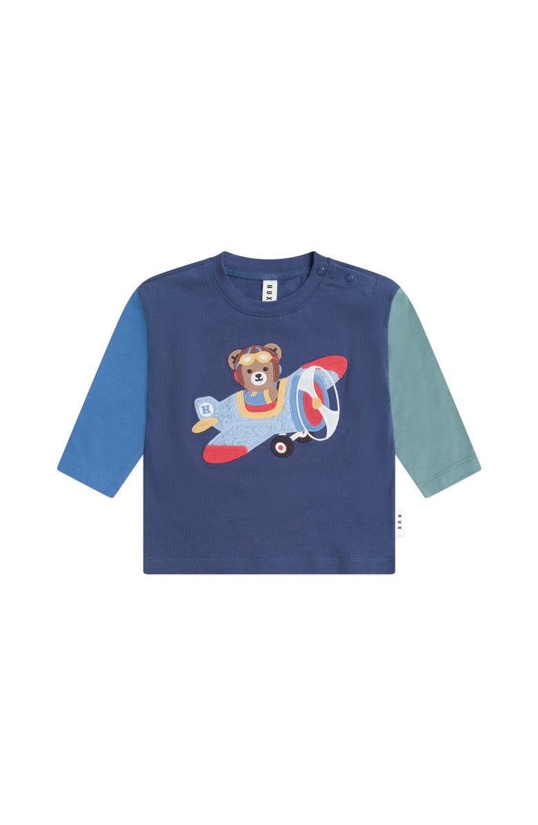 Huxbaby Aviator Huxbear Longsleeve Top, Main, color, Multi