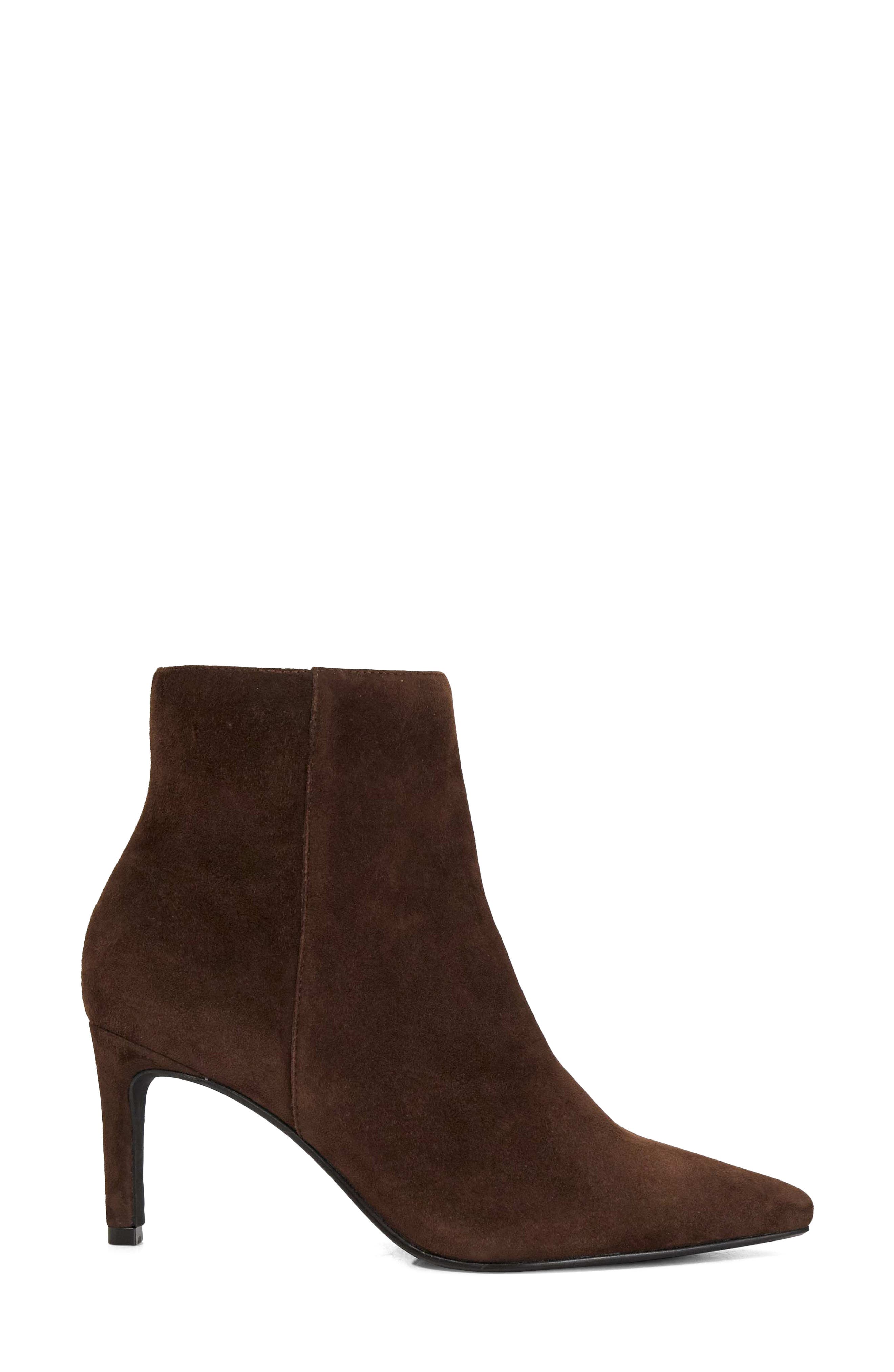 Obsessively Pointed Toe Bootie, Alternate, color, BROWN