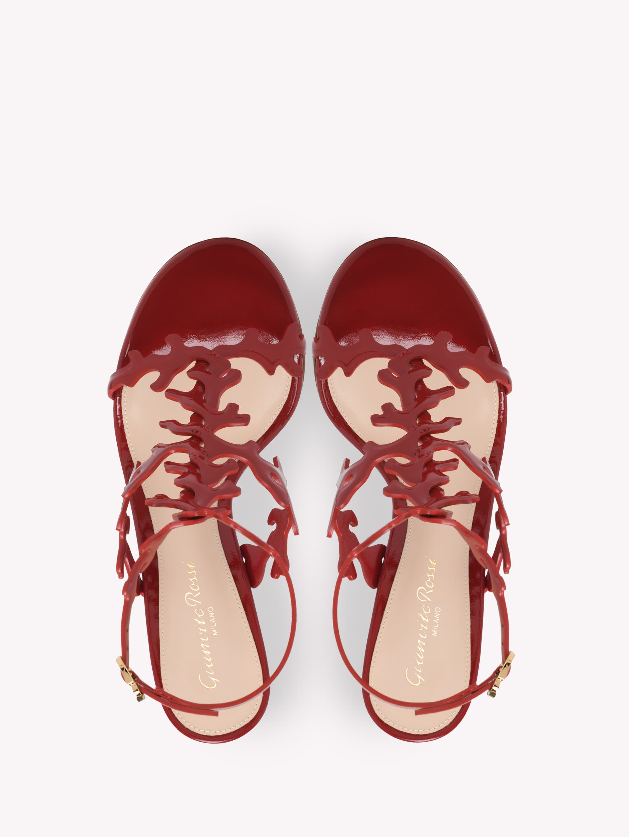 Gianvito Rossi Ocean Sandal, Alternate, color, Red Nappa