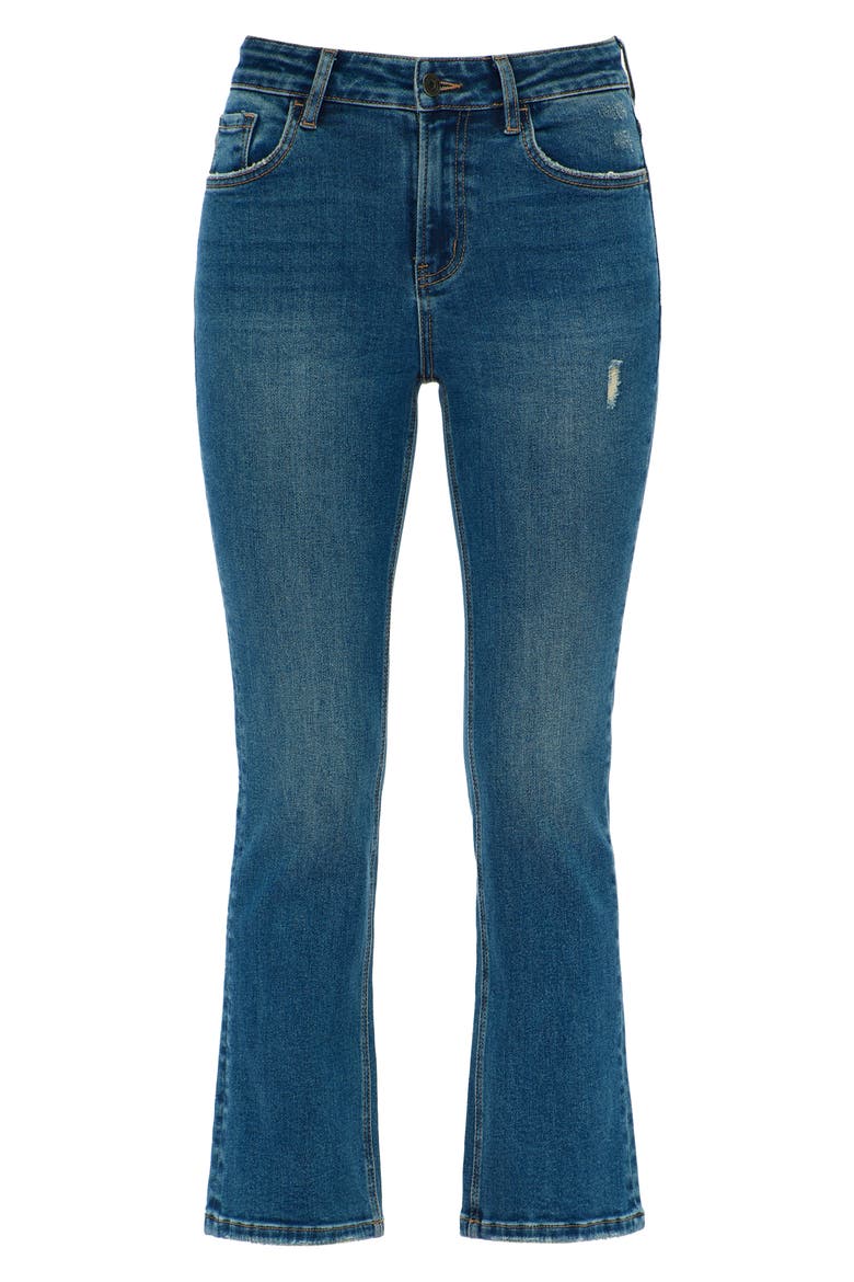 High Waist Crop Flare Jeans, Alternate, color, VINTAGE MEDIUM BLUE