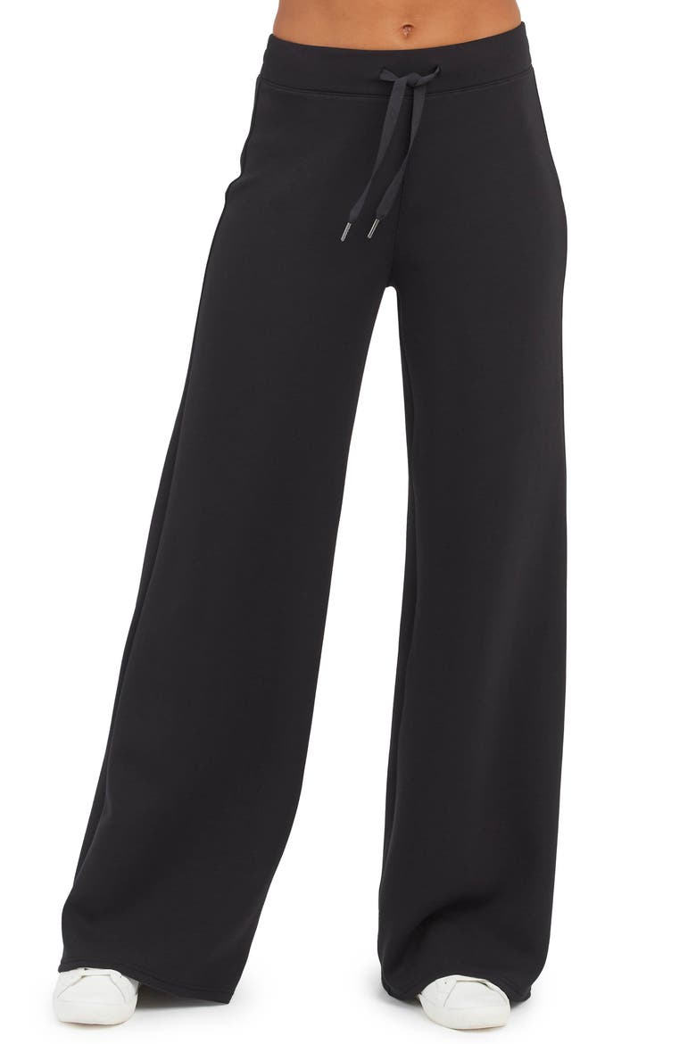 AirEssentials Wide Leg Pants, Main, color, VERY BLACK
