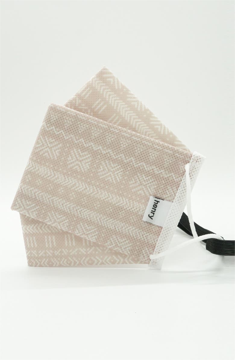 HENRY Adult Pleated Face Mask, Alternate, color, 