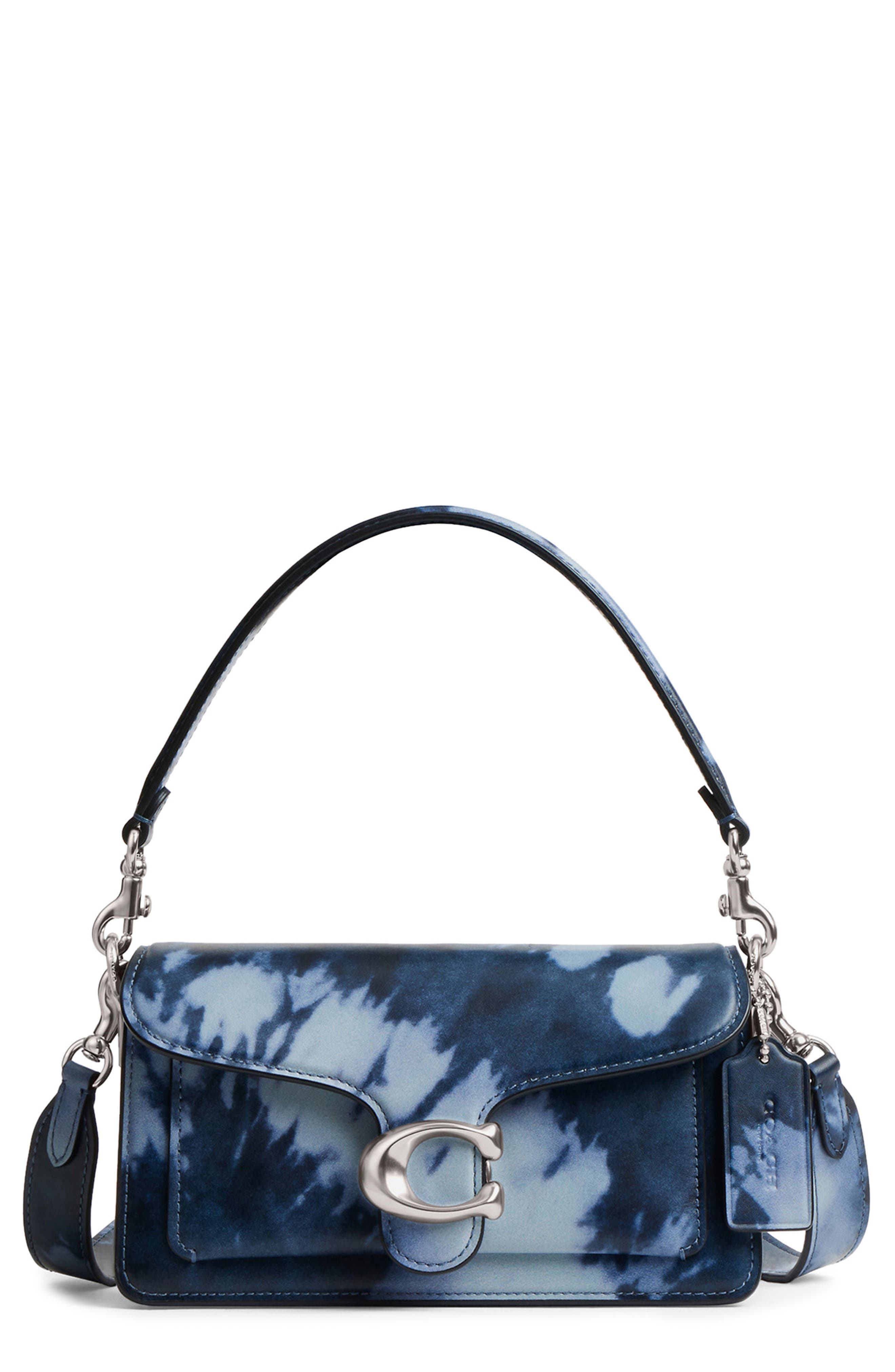 COACH Tabby Tie Dye Leather Shoulder Bag, Main, color, 