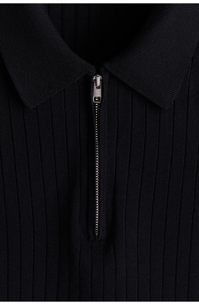 H&M Slim Fit Polo Shirt, Alternate, color, Black