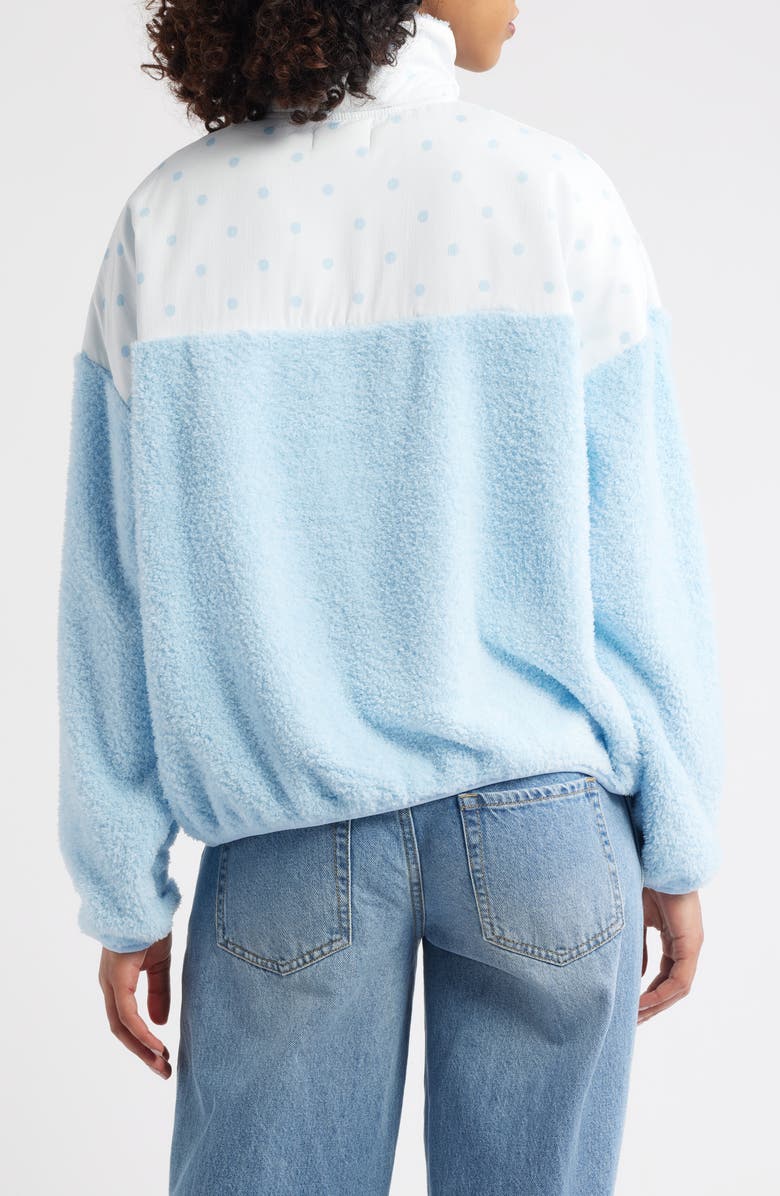 HAPPY CAMP3R Sprinkle Aria Half Zip Fleece Pullover, Alternate, color, Ice Blue