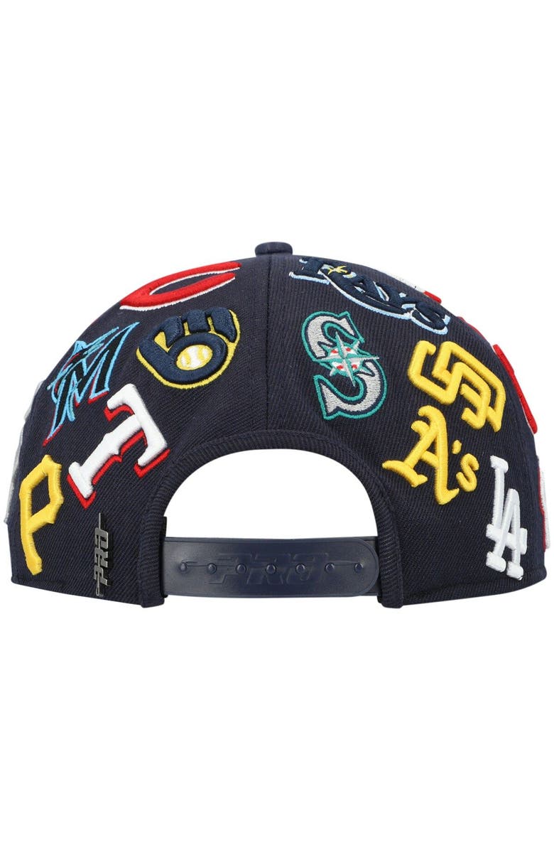 PRO STANDARD Men's Pro Standard Navy MLB Pro League Wool Snapback Hat, Alternate, color, 