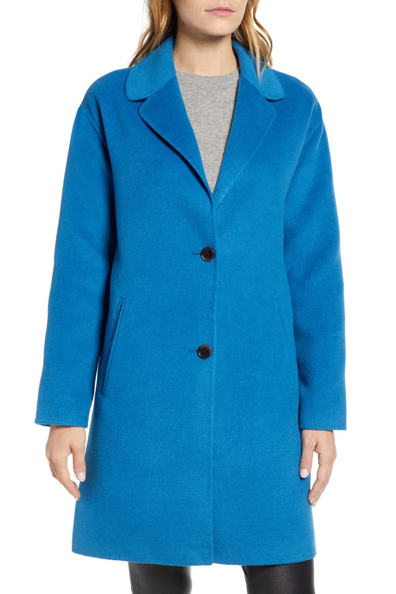 Car Coat, Alternate, color, COBALT BLUE