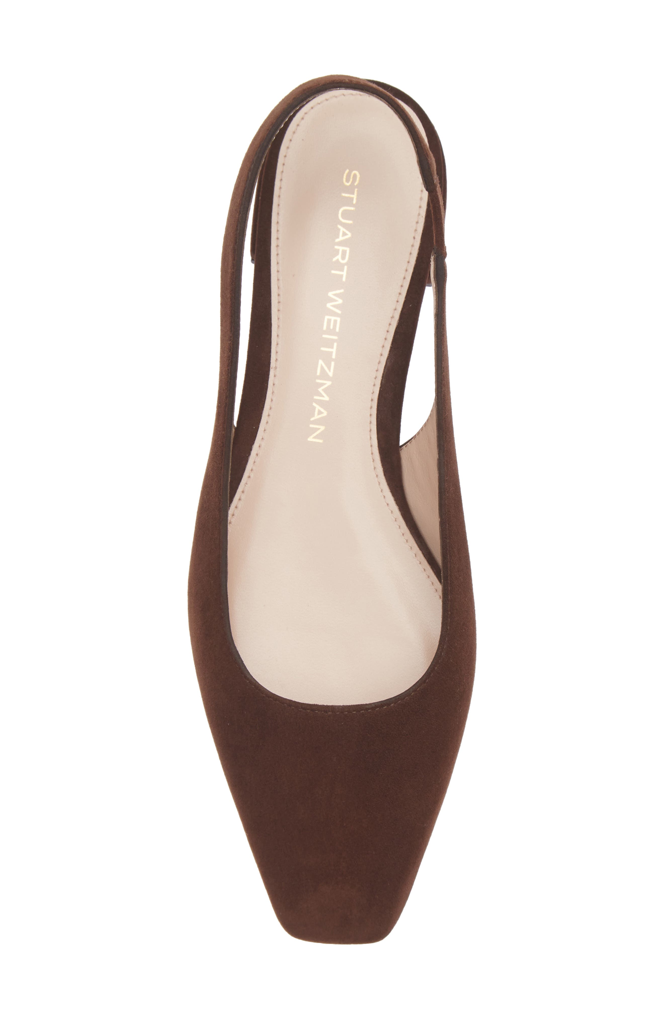 Stassi Slingback Flat, Alternate, color, WALNUT