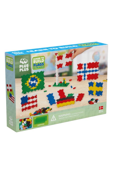 500-Piece Learn to Build Flags Playset