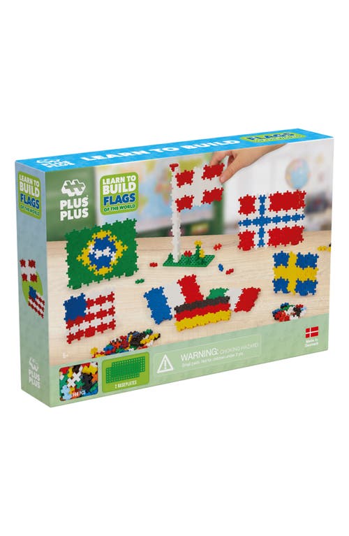 Plus-Plus USA 500-Piece Learn to Build Flags Playset in Multi-Color/Mix  product