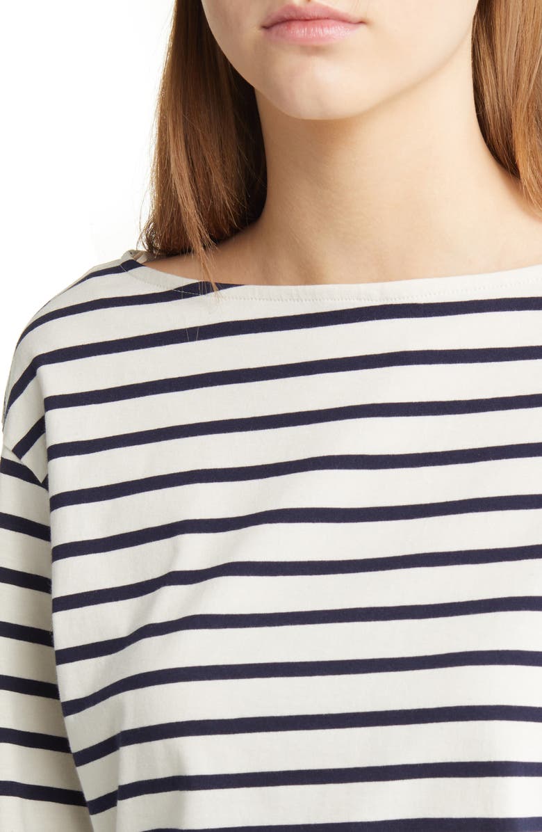 & Other Stories Breton Stripe Cotton Top, Alternate, color, 