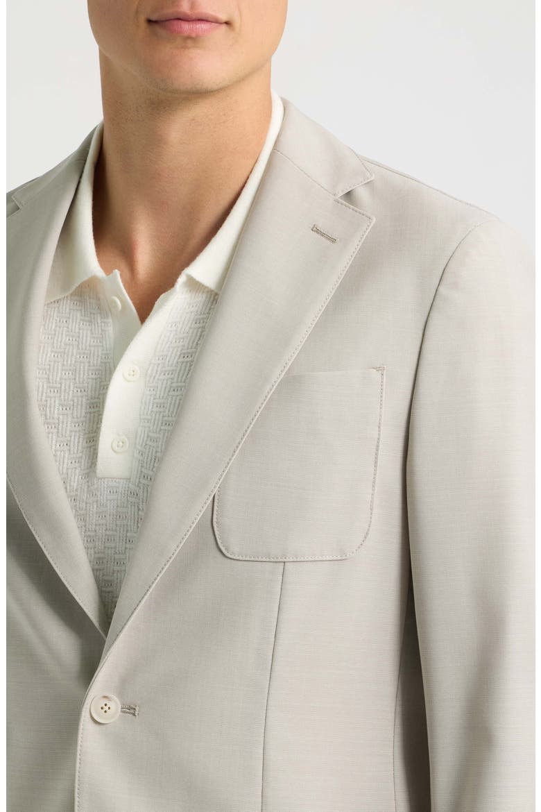 Hanry Slim Fit Virgin Wool Sport Coat, Alternate, color, LIGHT BEIGE