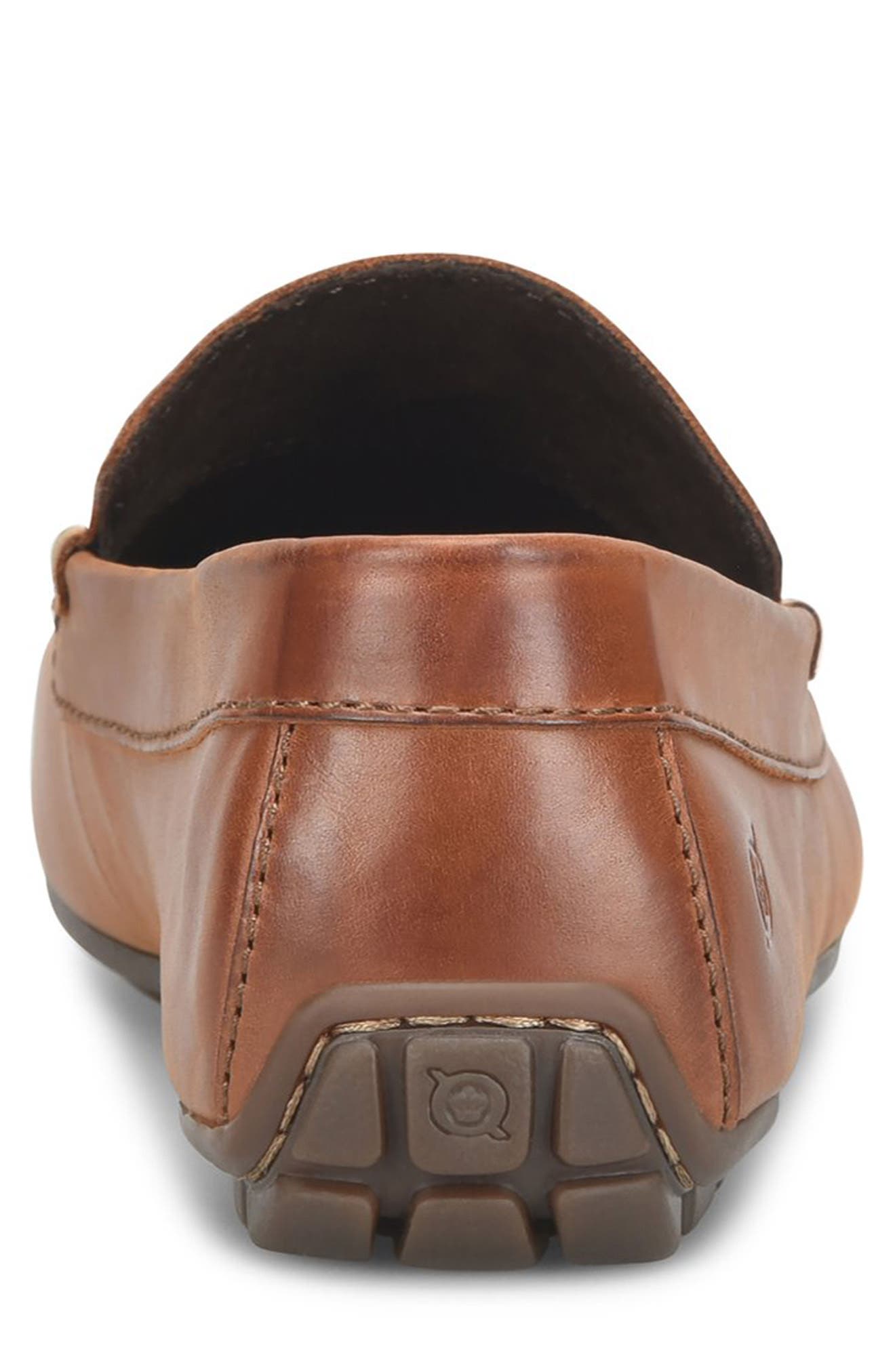 Allan Moc Driver Loafer, Alternate, color, BROWN FULLGRAIN