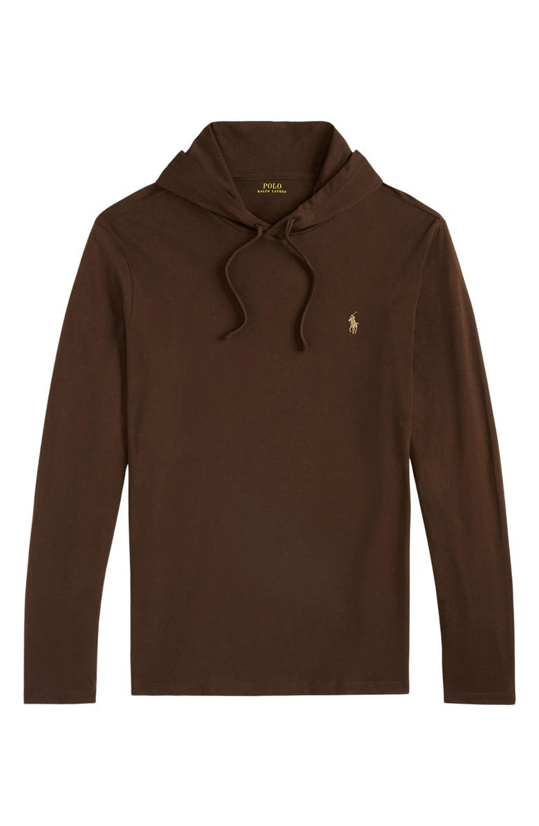 Polo Ralph Lauren Long Sleeve Hooded Cotton T-Shirt, Alternate, color,