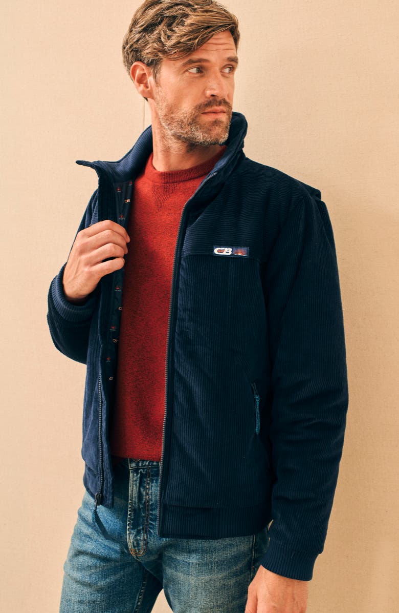 Faherty x CB Sports Primaloft Water Repellent Corduroy Jacket, Alternate, color, 