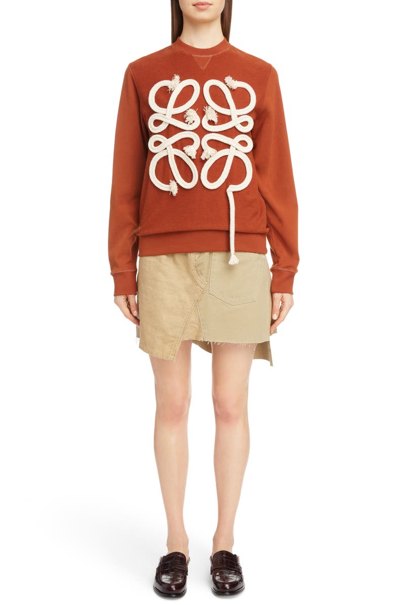 Loewe Rope Logo Sweatshirt, Alternate, color,