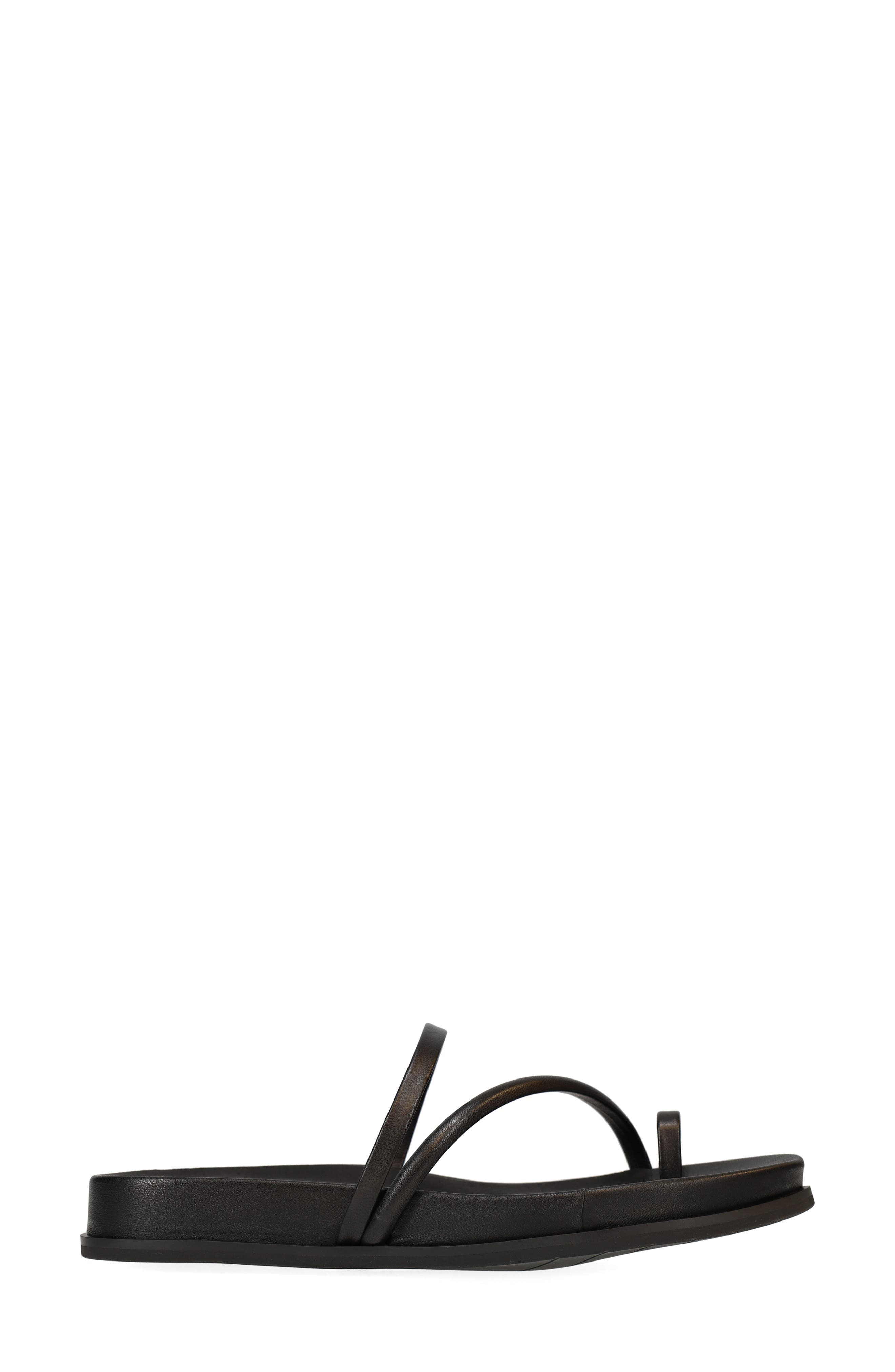 Eileen Fisher Dorado Slide Sandal, Alternate, color, Black