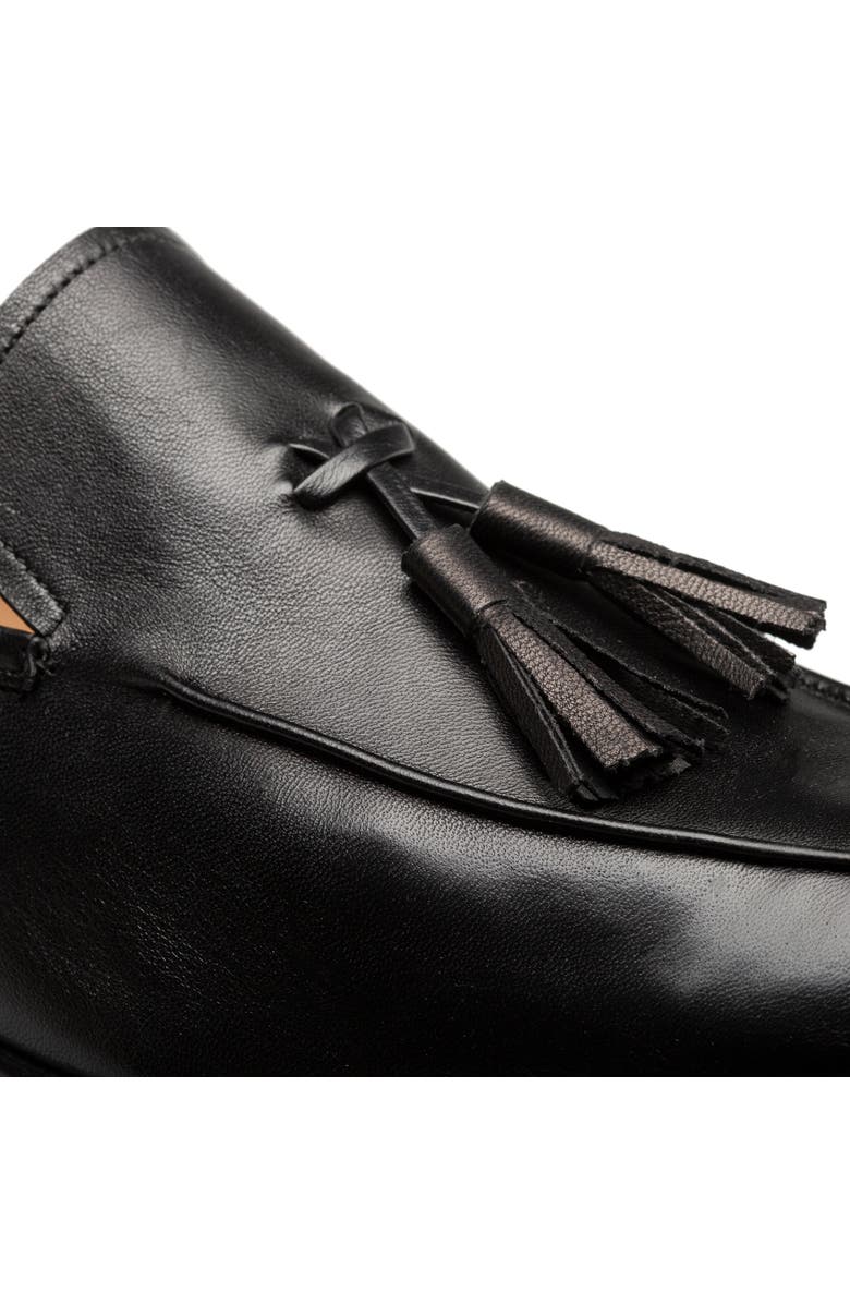 Mezlan Javea Tassel Moc Toe Loafer, Alternate, color, Black