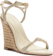 Schutz Nara Ankle Strap Wedge Sandal