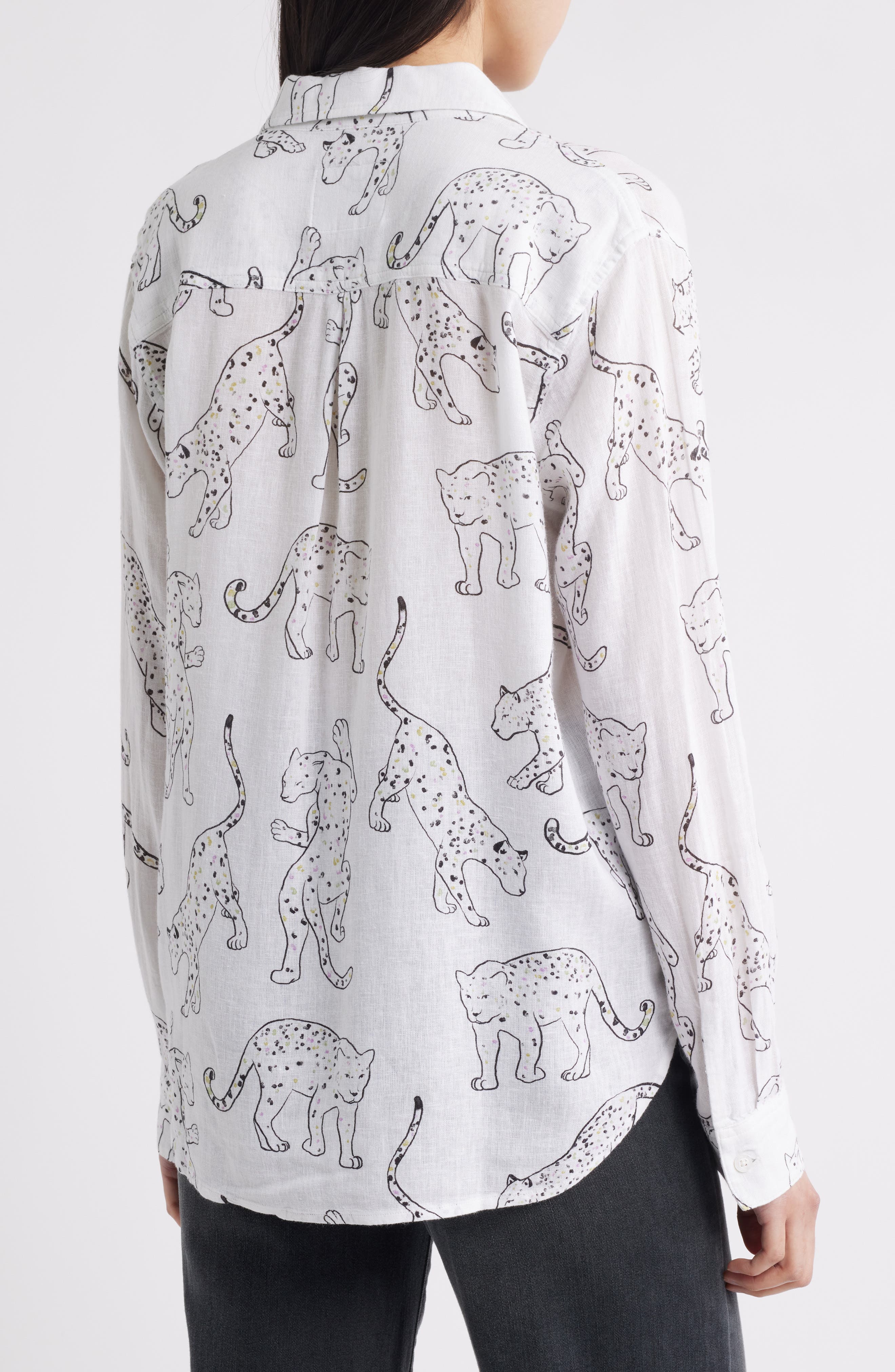 Charli Linen Blend Button-Up Shirt - image 2