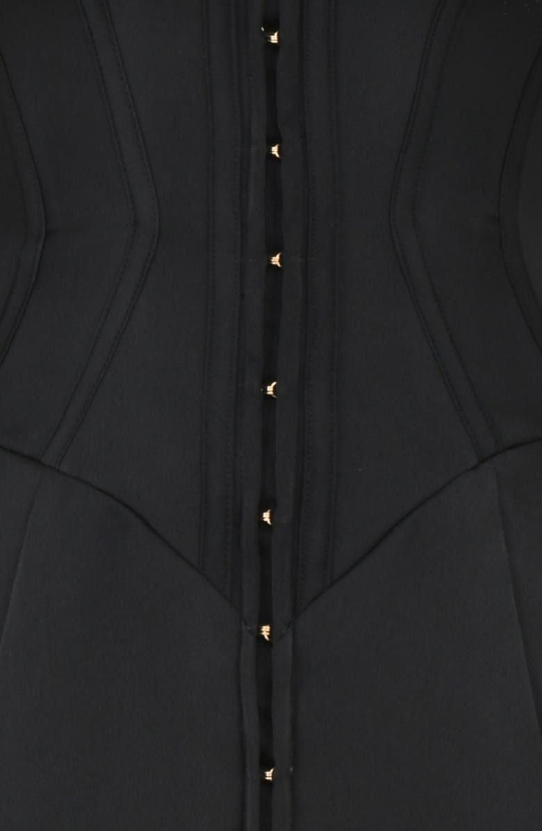 HOUSE OF CB Carmina Fluted Corset Minidress, Alternate, color,