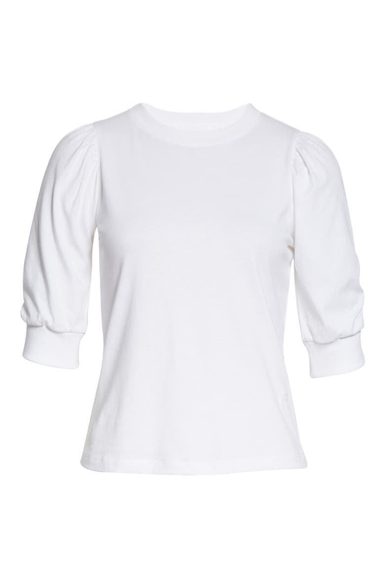 Frankie Puff Sleeve Shirt, Alternate, color, BLANC