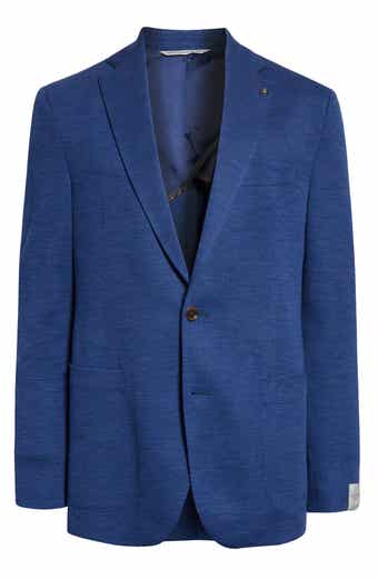 Jack Victor Hartford Blue Mélange Knit Wool Sport Coat