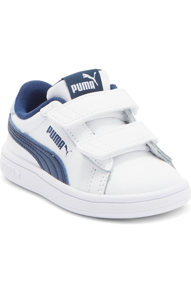 PUMA Kids' Smash 3.0 Sneaker, Main, color, Puma White/ Persian Blue