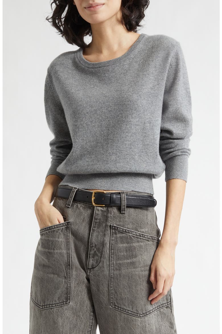Tamra Cashmere Sweater, Main, color, PEBBLE GREY HEATHER