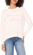 CeCe Prosecco Please Cotton Sweater