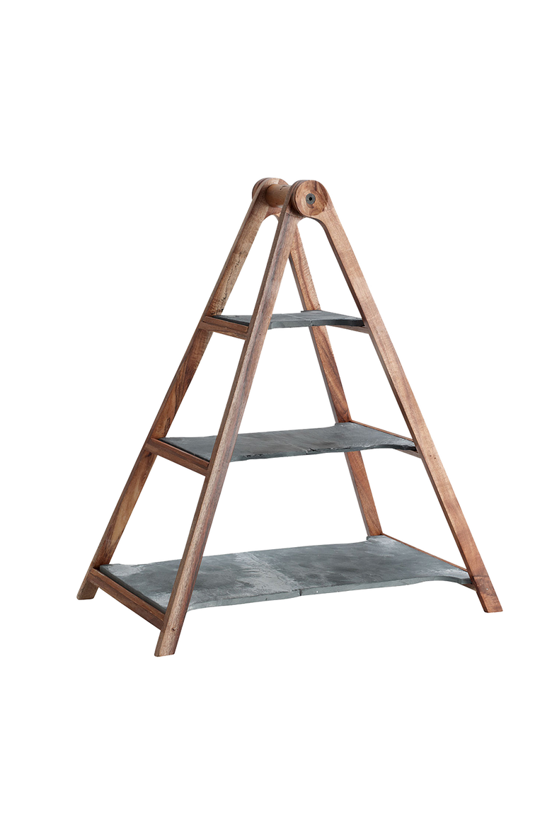 Artesano Original 3-Tier Tray Stand, Main, color, grey