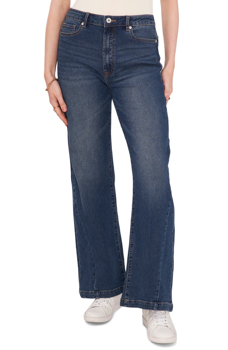 Vince Camuto High Waist Wide Leg Jeans, Main, color, 