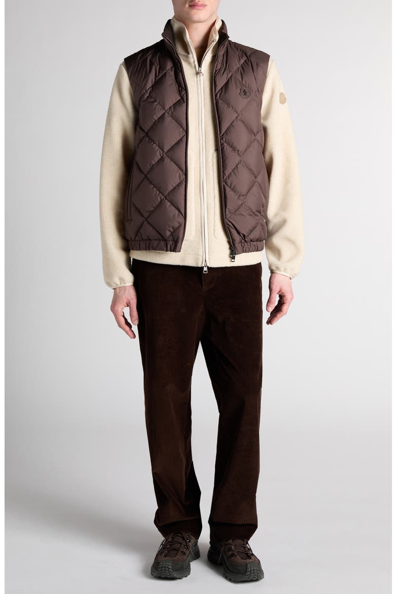 Chobe Quilted Vest, Alternate, color, BROWN