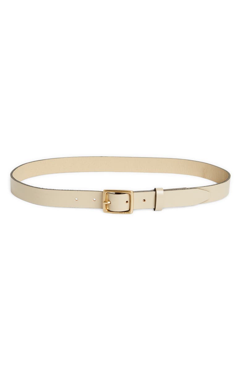 rag & bone Baby Boyfriend Leather Belt, Main, color,