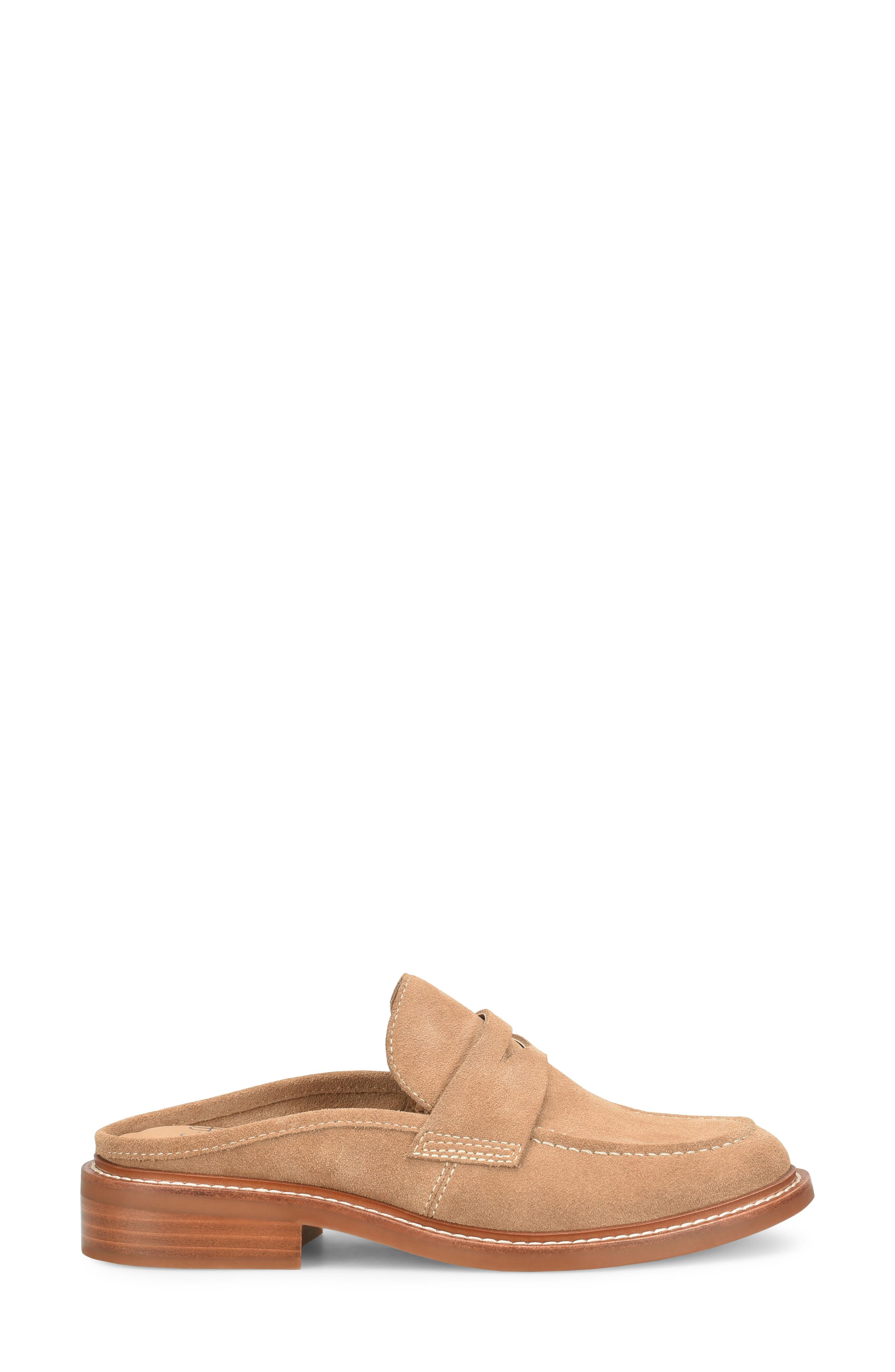 Monique Penny Loafer Mule, Alternate, color, DESERT