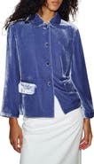 Reformation x Alexa Chung Pepo Velvet Jacket