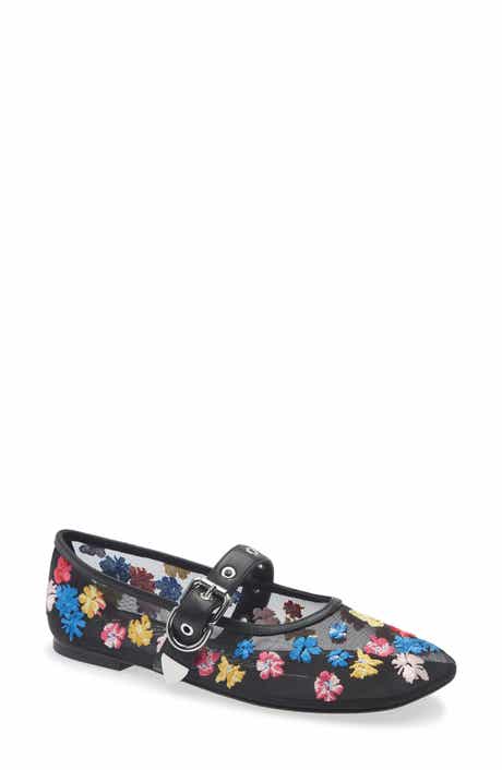 3.1 Phillip Lim Flowerworks Mesh Mary Jane Flat