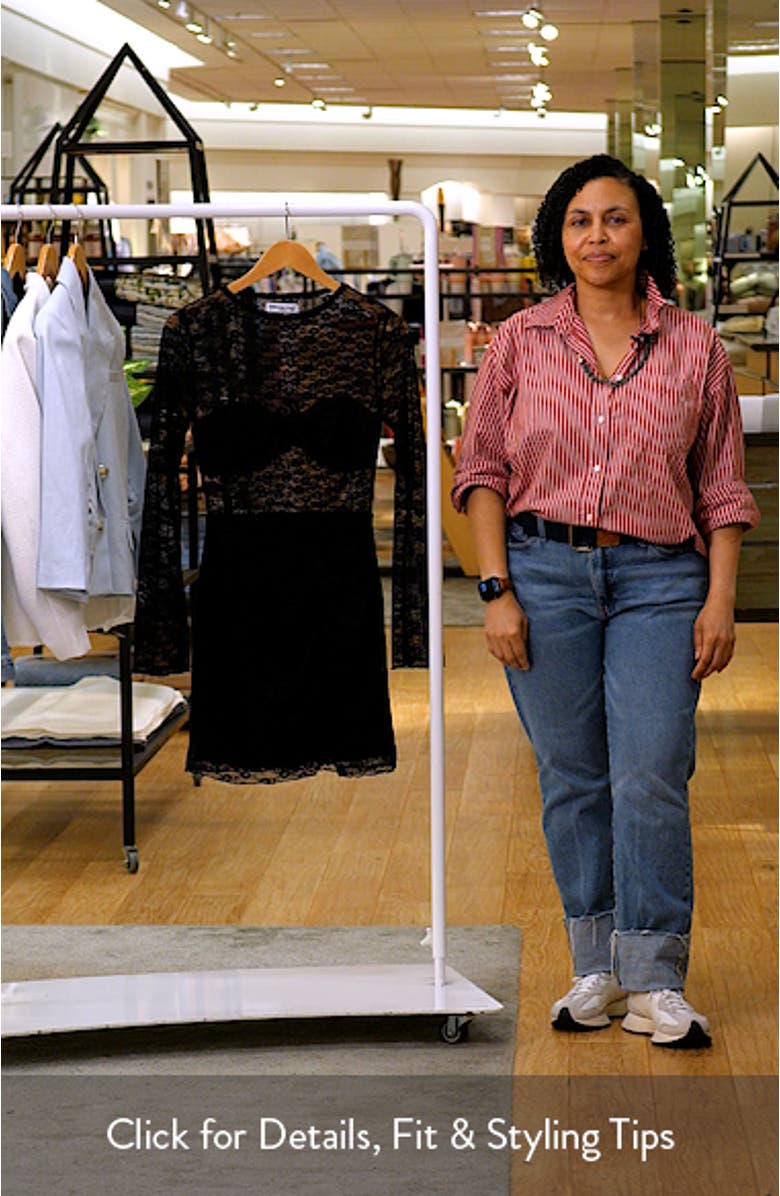 Best You Had Lace Long Sleeve Minidress, sales video thumbnail