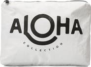 Aloha Collection Medium Water Resistant Tyvek® Zip Pouch