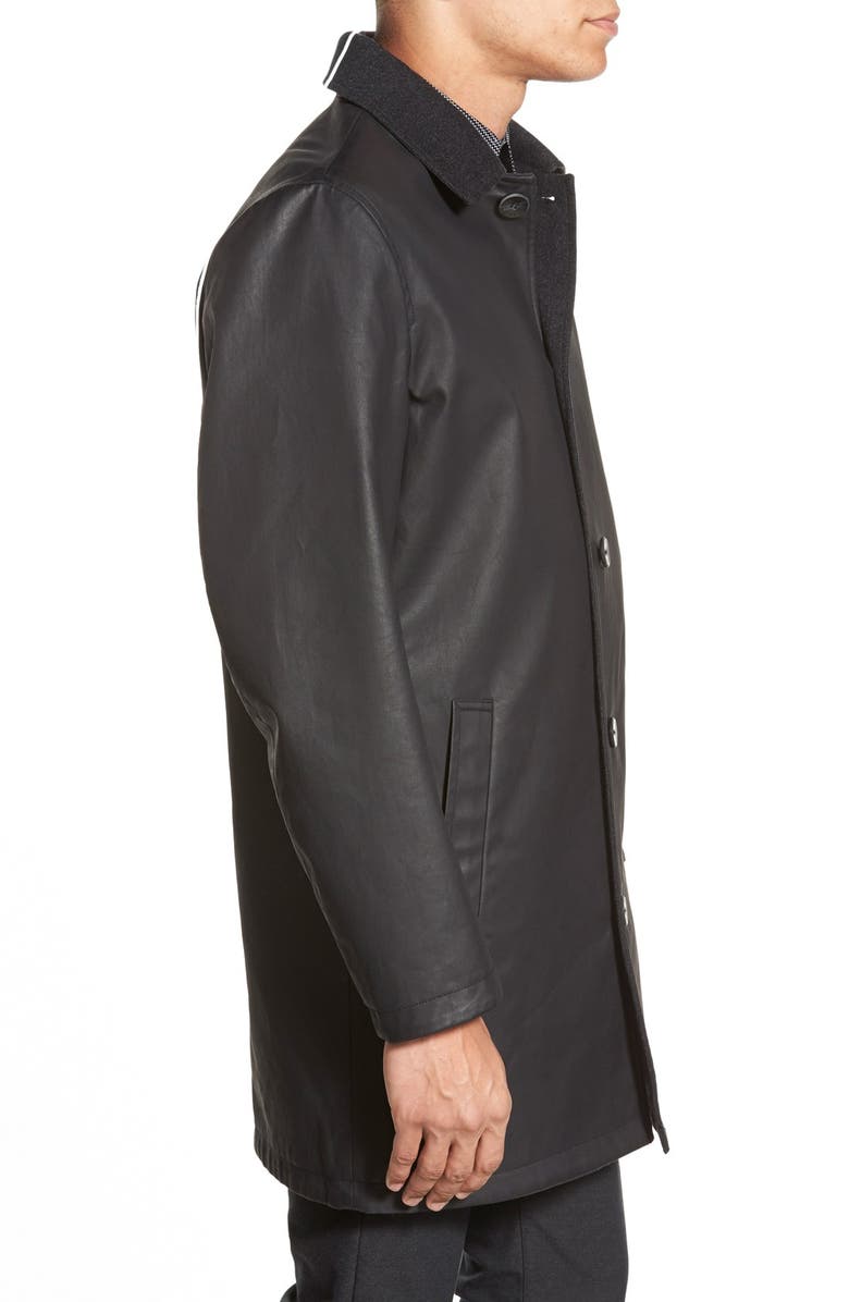 Vince Camuto Cotton & Wool Reversible Car Coat, Alternate, color, 