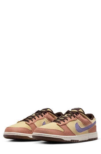 Nike Dunk Low Se Basketball Sneaker In Brown