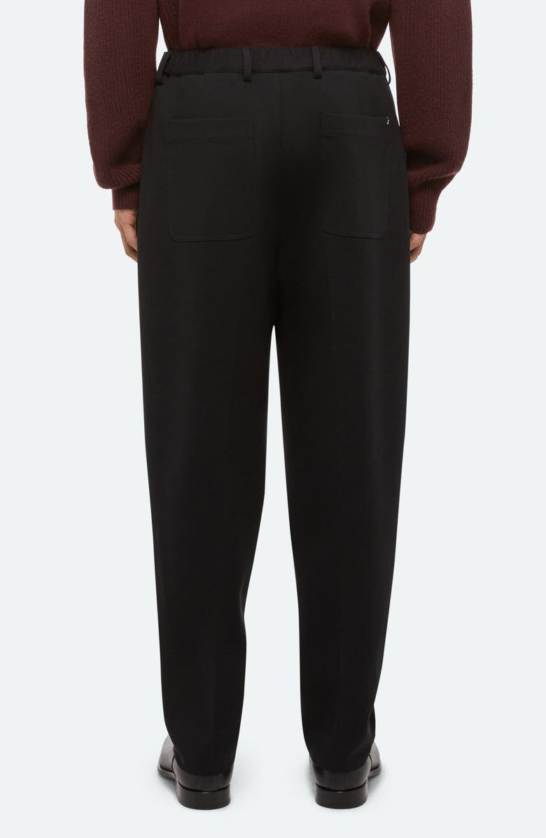 Helmut Lang Zoot Pleat Front Modern Pants, Alternate, color, Black