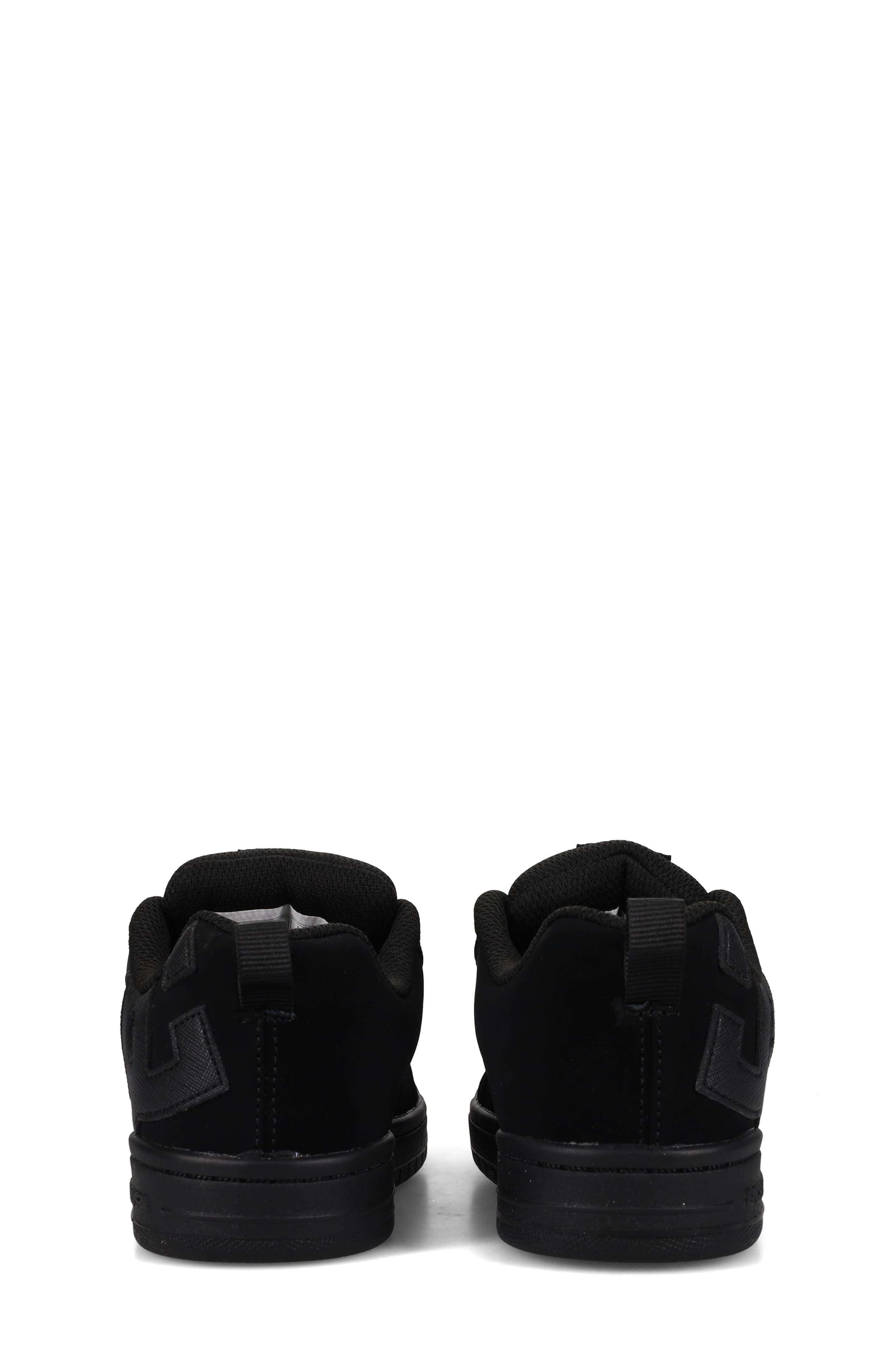 DC Shoes Kids' Court Graffik Sneaker, Alternate, color, Black/ Black